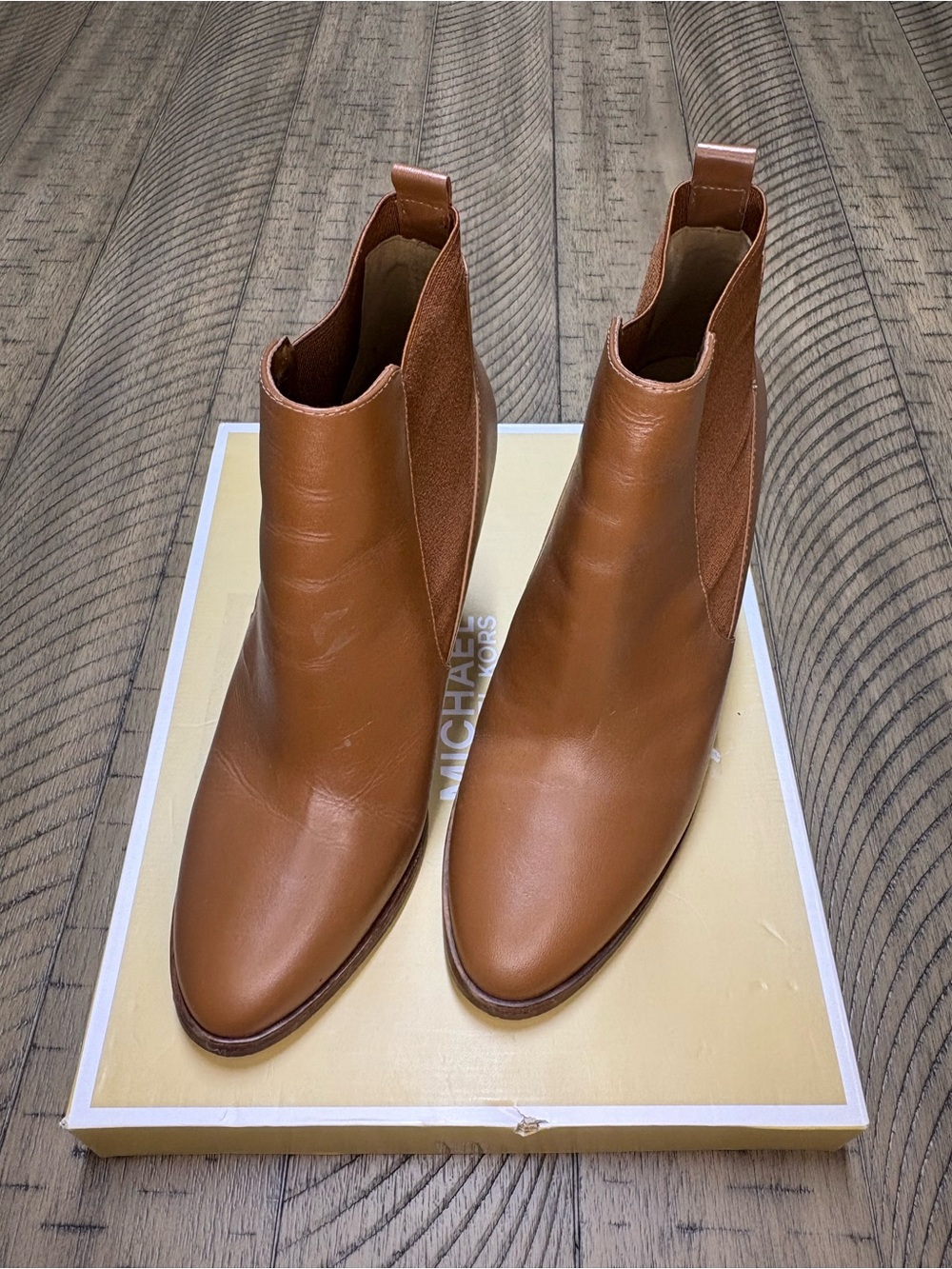 Michael Kors Leather Ankle Booties